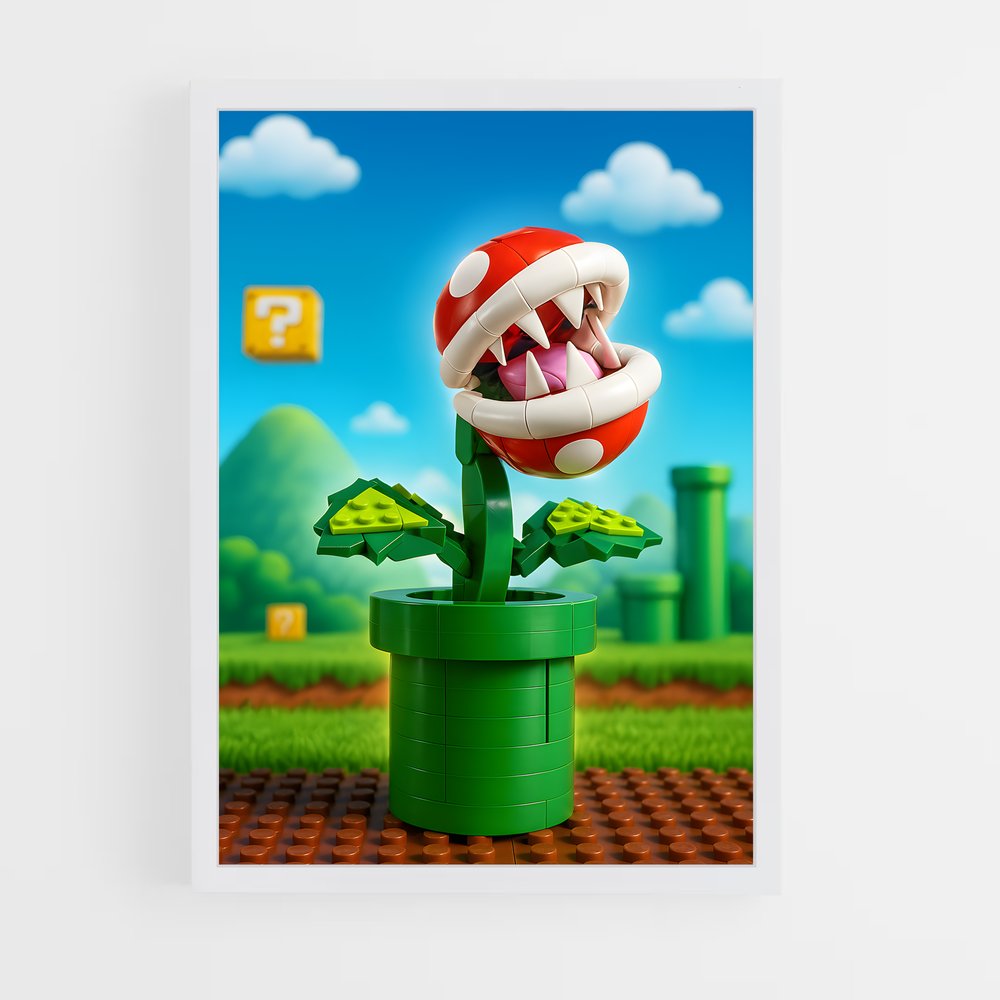 Poster Champignon Magique – affiche Mario (vue 3)